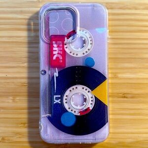 brand new iPhone cassette tape phone case, soft silicone and super light